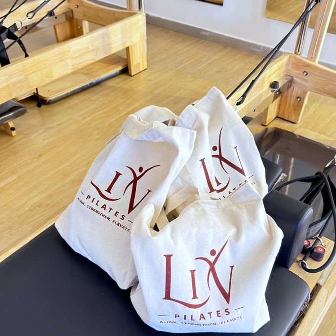 Liv Pilates tote bags