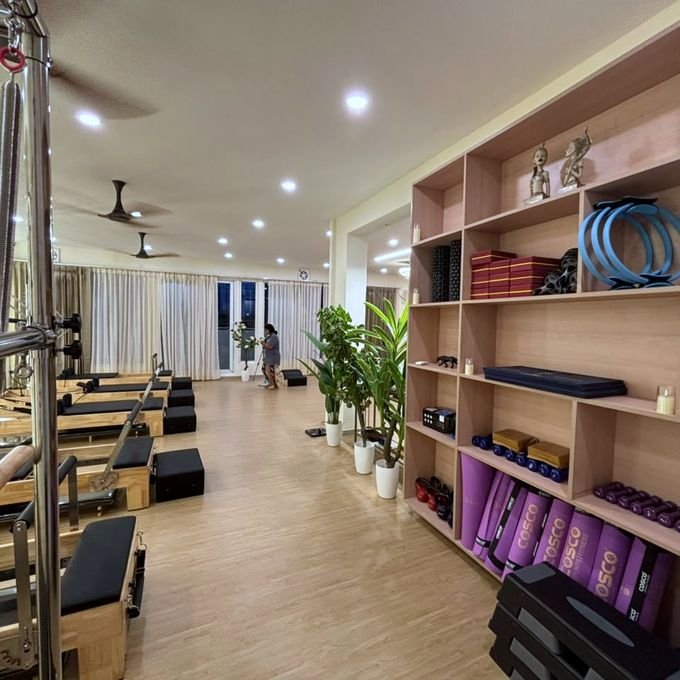 Props, rings, weights and mats at Liv Pilates